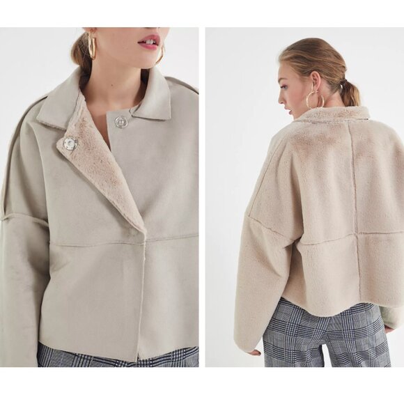 Urban Outfitters Faux Fur Jacket - Picture 2 of 8